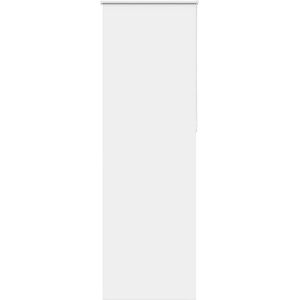 vidaXL White 85x210cm Polyester Roller Blind - Window Covering vidaXL White 85x210cm Polyester Roller Blind - Window Covering