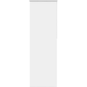 vidaXL White 85x230cm Polyester Blackout Roller Blind - Window Covering vidaXL White 85x230cm Polyester Blackout Roller Blind - Window Covering