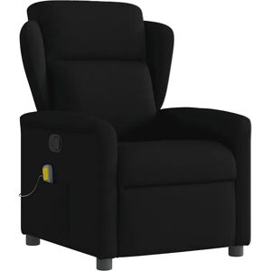 VidaXL Accentstoel - Handmatige relaxfauteuil met massage - Zwart VidaXL Accentstoel - Handmatige relaxfauteuil met massage - Zwart