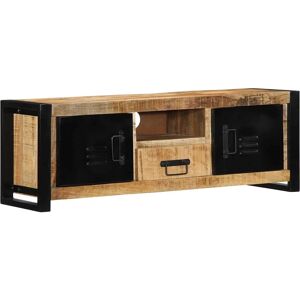 vidaXL TV Cabinet 100x30x35 cm Solid Mango Wood - TV Cabinet vidaXL TV Cabinet 100x30x35 cm Solid Mango Wood - TV Cabinet