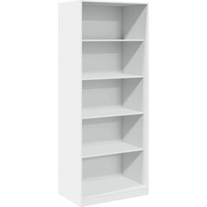 vidaXL White Wardrobe 80x50x200 cm Engineered Wood - Wardrobe vidaXL White Wardrobe 80x50x200 cm Engineered Wood - Wardrobe