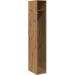 vidaXL Oak Wardrobe - 30x50x200 cm - Clothes Storage Organizer vidaXL Oak Wardrobe - 30x50x200 cm - Clothes Storage Organizer