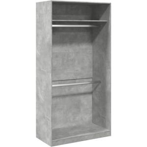 vidaXL Wardrobe Concrete Grey 100x50x200 cm - Wardrobe vidaXL Wardrobe Concrete Grey 100x50x200 cm - Wardrobe