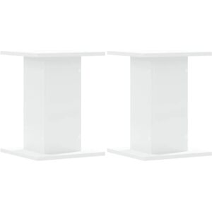 vidaXL Plant Stand Set of 2 White 30x30x40 cm Engineered Wood vidaXL Plant Stand Set of 2 White 30x30x40 cm Engineered Wood