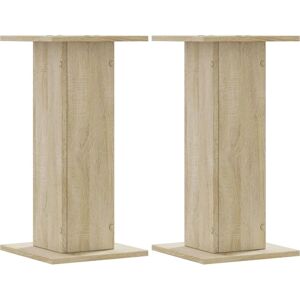 Soporte para plantas Sonoma Oak de vidaXL 2 piezas - 30x30x60 cm Soporte para plantas Sonoma Oak de vidaXL 2 piezas - 30x30x60 cm