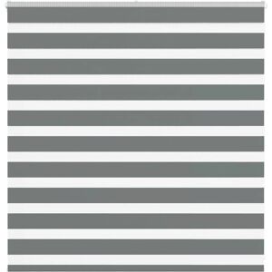 VidaXL Zebra roller blind - Dark grey - 150x100 cm VidaXL Zebra roller blind - Dark grey - 150x100 cm