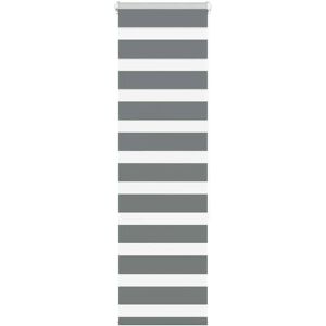 vidaXL Zebra Blind 50x150cm Dark Grey Fabric vidaXL Zebra Blind 50x150cm Dark Grey Fabric