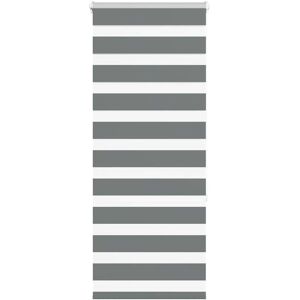 vidaXL Zebra Blind Dark Grey - 55x150 cm Fabric Width 40 vidaXL Zebra Blind Dark Grey - 55x150 cm Fabric Width 40