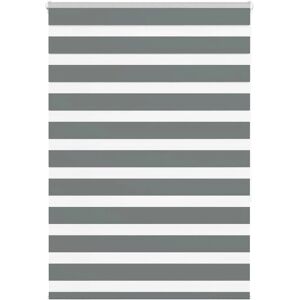 vidaXL Zebra Roller Blind - Dark Gray - 110x150 cm vidaXL Zebra Roller Blind - Dark Gray - 110x150 cm