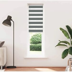 vidaXL Zebra Blinds - Dark Gray - 65x200 cm vidaXL Zebra Blinds - Dark Gray - 65x200 cm