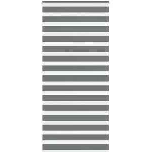 VIDAXL Gray Zebra Roller Blind - Window Covering VIDAXL Gray Zebra Roller Blind - Window Covering