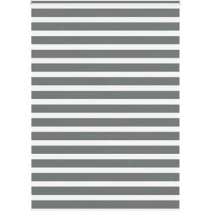 Store Zèbre - Polyester Gris Foncé - Publicité Store Zèbre - Polyester Gris Foncé - Publicité