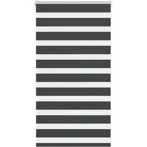 vidaXL Zebra Roller Blind - Polyester, Black, 80x100 cm vidaXL Zebra Roller Blind - Polyester, Black, 80x100 cm