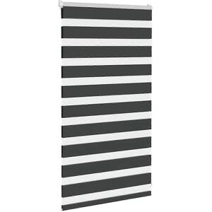 VidaXL Zebra Blinds - Polyester Black 90x100 cm VidaXL Zebra Blinds - Polyester Black 90x100 cm