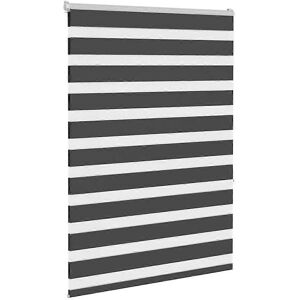 VidaXL Zebra Blinds - 115x150 cm Polyester Black VidaXL Zebra Blinds - 115x150 cm Polyester Black