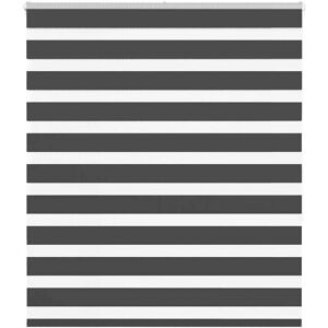 vidaXL Zebra roller blind - 120x150 cm - Black - Zebra roller blind vidaXL Zebra roller blind - 120x150 cm - Black - Zebra roller blind