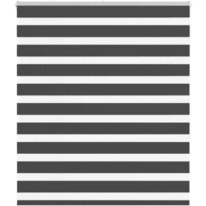 vidaXL Zebra Roller Blind - Durable Polyester, Adjustable, Modern Design vidaXL Zebra Roller Blind - Durable Polyester, Adjustable, Modern Design