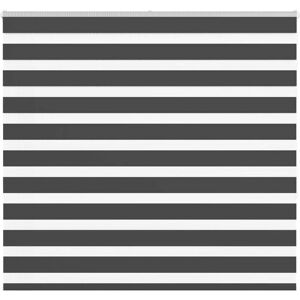 vidaXL Zebra Roller Blind - 160x150 cm - Black - Durable Polyester vidaXL Zebra Roller Blind - 160x150 cm - Black - Durable Polyester