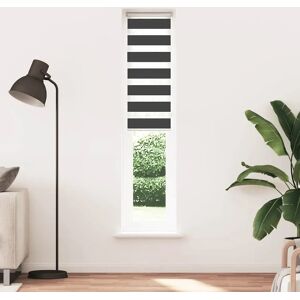 vidaXL Zebra Blind - 45x230 cm - Dark Grey vidaXL Zebra Blind - 45x230 cm - Dark Grey