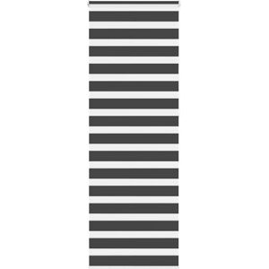 vidaXL Zebra Blinds - 85x230 cm - Polyester, Black, Modern - Zebra Blinds vidaXL Zebra Blinds - 85x230 cm - Polyester, Black, Modern - Zebra Blinds