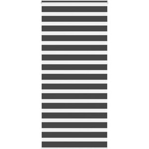 VidaXL Zebra Blind - 105x230 cm, Polyester, Black - Zebra Pattern VidaXL Zebra Blind - 105x230 cm, Polyester, Black - Zebra Pattern