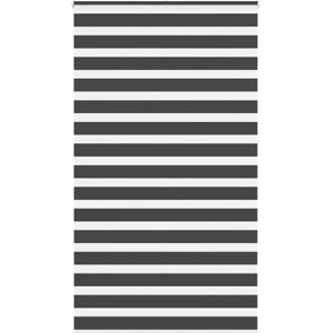 Store Zebra vidaXL - 120x230 cm Polyester Noir - Publicité Store Zebra vidaXL - 120x230 cm Polyester Noir - Publicité