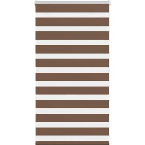 vidaXL Zebra-Rollo - Polyester, Braun - Raumdekor vidaXL Zebra-Rollo - Polyester, Braun - Raumdekor