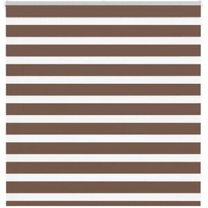 vidaXL Zebra Roller Blind - Polyester - Brown - 145x100 cm vidaXL Zebra Roller Blind - Polyester - Brown - 145x100 cm