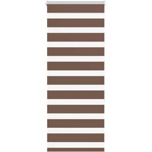 vidaXL Zebra Roller Blind - 60x150 cm, Polyester, Brown - Roller Blind vidaXL Zebra Roller Blind - 60x150 cm, Polyester, Brown - Roller Blind