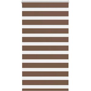vidaXL Zebra Blinds - Polyester Brown - 80x150 cm - Room Decor vidaXL Zebra Blinds - Polyester Brown - 80x150 cm - Room Decor