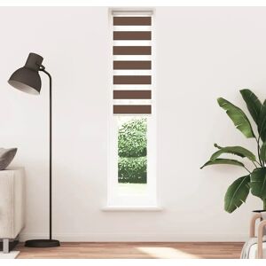 vidaXL Zebra Blind Dark Grey 45x230 cm - Window Covering vidaXL Zebra Blind Dark Grey 45x230 cm - Window Covering