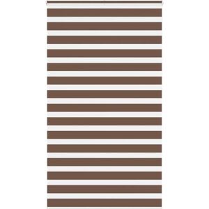Store à Rayures Zèbre VIDAXL - Polyester Marron - 120x230 cm - Publicité Store à Rayures Zèbre VIDAXL - Polyester Marron - 120x230 cm - Publicité