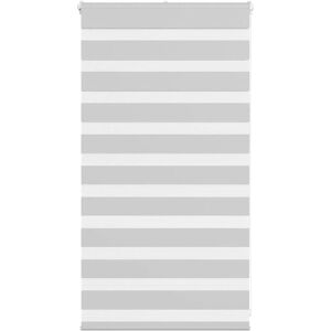 vidaXL Zebra Blinds - Light Gray - 85x100 cm vidaXL Zebra Blinds - Light Gray - 85x100 cm