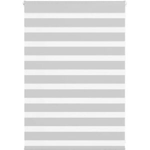 VidaXL Zebra Roller Blind - Light Grey - Roller Blind VidaXL Zebra Roller Blind - Light Grey - Roller Blind