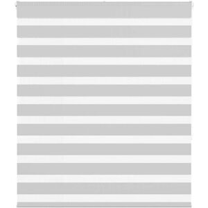 vidaXL Zebra Blinds - Light Gray - Durable Polyester - Modern Design - 120x150cm vidaXL Zebra Blinds - Light Gray - Durable Polyester - Modern Design - 120x150cm