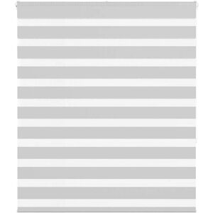 VidaXL Zebra Roller Blinds Light Gray 130x150 cm VidaXL Zebra Roller Blinds Light Gray 130x150 cm