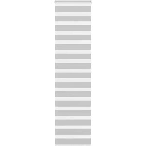 vidaXL Zebra Blinds 60x200cm Light Gray Polyester - Zebra Blinds vidaXL Zebra Blinds 60x200cm Light Gray Polyester - Zebra Blinds