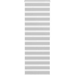 VidaXL Zebra Blinds - 80x200 cm, Light Gray - Zebra Blinds VidaXL Zebra Blinds - 80x200 cm, Light Gray - Zebra Blinds
