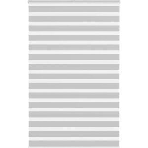 vidaXL Zebra Roller Blind Light Grey - Roller Blind vidaXL Zebra Roller Blind Light Grey - Roller Blind