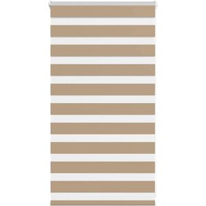 vidaXL Zebra Blinds - 85x100 cm - Braun - Polyester - Privacy & Light Control vidaXL Zebra Blinds - 85x100 cm - Braun - Polyester - Privacy & Light Control
