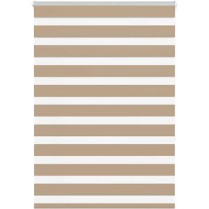 vidaXL Zebra Blinds - 95x150 cm Polyester Braun - Zebra Blinds vidaXL Zebra Blinds - 95x150 cm Polyester Braun - Zebra Blinds