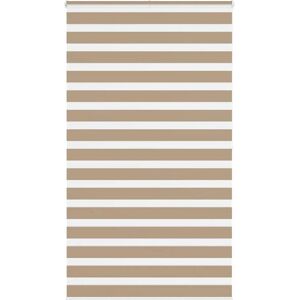 VidaXL Zebra Blinds - 125x200 cm - Polyester - Brown - Privacy & Light Control VidaXL Zebra Blinds - 125x200 cm - Polyester - Brown - Privacy & Light Control