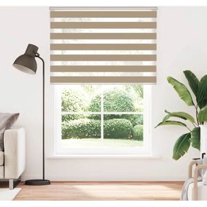 vidaXL Zebra Roller Blind - 155x230 cm Polyester Brown vidaXL Zebra Roller Blind - 155x230 cm Polyester Brown