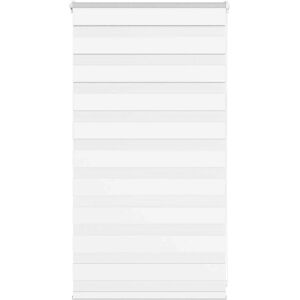 vidaXL Zebra Blind - White - 85x100cm vidaXL Zebra Blind - White - 85x100cm