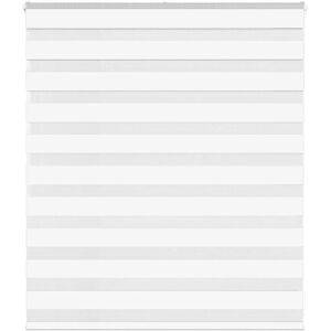 vidaXL White Zebra Roller Blind - Roller Blind vidaXL White Zebra Roller Blind - Roller Blind