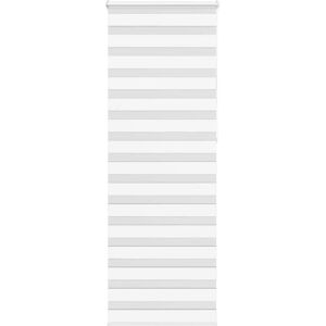 Store enrouleur zèbre vidaXL - 70x230 cm, Blanc, Polyester - Publicité Store enrouleur zèbre vidaXL - 70x230 cm, Blanc, Polyester - Publicité