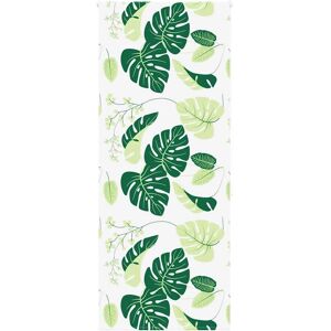 vidaXL Shower Curtain Green 110x240cm Privacy Space-saving - Shower Curtain vidaXL Shower Curtain Green 110x240cm Privacy Space-saving - Shower Curtain