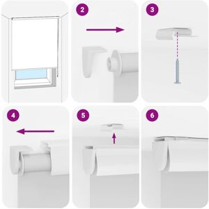 vidaXL Duschrollo mit Kassette - Shower Roller Blind vidaXL Duschrollo mit Kassette - Shower Roller Blind