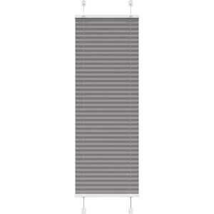 vidaXL Pleated Blind - 40x150 cm Anthracite Fabric vidaXL Pleated Blind - 40x150 cm Anthracite Fabric