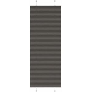 vidaXL Pleated Black 75x200 cm Fabric - Pleated Blind vidaXL Pleated Black 75x200 cm Fabric - Pleated Blind